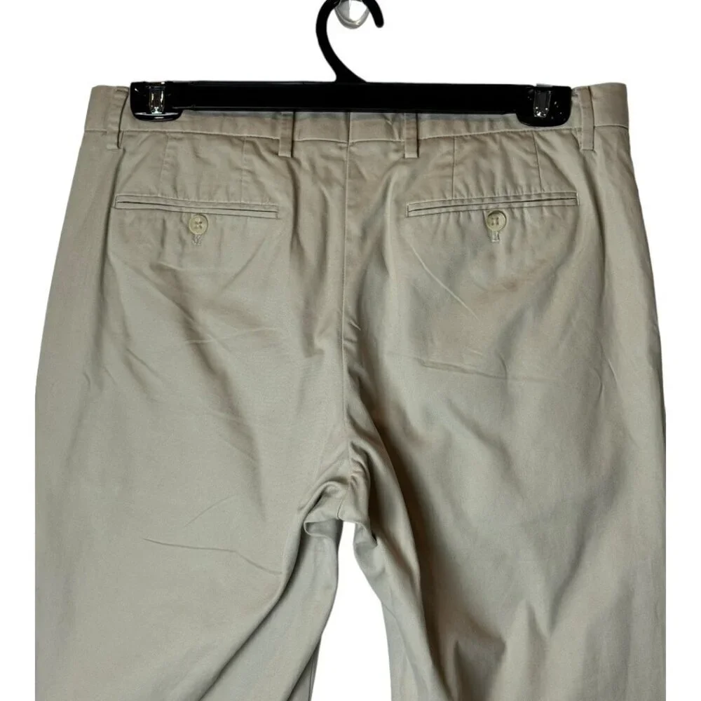 Banana Republic Pants Men 33 X 30 Natural Stone Aiden Classic Fit Straight Chino